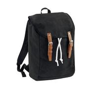 Quadra Men's Vintage Backpack in Black Quadra Black