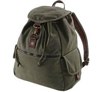 Quadra Men's Vintage Canvas Backpack in Green Quadra Green