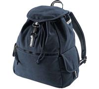 Quadra Men's Vintage Canvas Backpack in Navy Quadra Navy