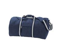 Quadra Men's Vintage Canvas Duffle Bag in Navy Quadra Navy
