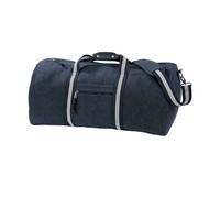 Quadra Men's Vintage Canvas Holdall in Navy Quadra Navy One Size