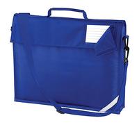 Quadra New Childrens Kids School Book Bag With Strap Bright Royal One Size