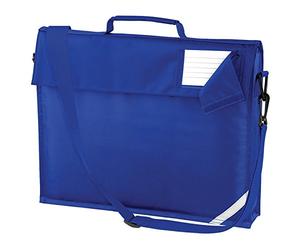 Quadra New Childrens Kids School Book Bag With Strap Bright Royal One Size