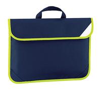 Quadra New Enhanced Hi Viz Reflective School Book Bag French Navy One Size