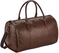 Quadra Men's Nuhide Duffle Bag in Tan Quadra Tan One Size
