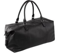 Quadra Men's Nuhide Weekender Holdall in Black Quadra Black