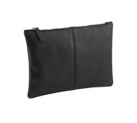 Quadra Nuhide Zipper Pouch in Black Quadra Black