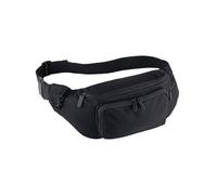 Quadra Plain Waist Bag in Black Quadra Black One Size