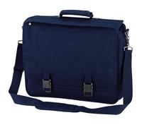 Quadra Portfolio Briefcase Bag - 12 Litres in Navy Quadra Navy