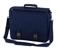 Quadra Portfolio Briefcase Bag - 12 Litres (One Size) (French Navy)