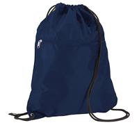 Premium Gymsac Over Shoulder Bag - 14 Litres (Pack of 2) Quadra Navy One Size