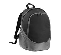 Quadra Pro Team Backpack Colour=Black/ Grey Size=O/S