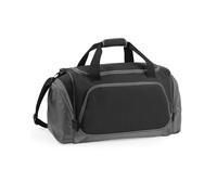 Quadra Men's Pro Team Holdall Duffle Bag (55 Litres) Pack of 2 in Black Quadra Black One Size