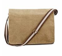 Quadra Vintage Canvas Despatch Bag One Size Sahara