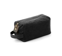 Quadra QD651 Heritage Waxed Canvas Wash Bag