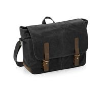Quadra QD653 Adult Heritage Waxed Canvas Messenger