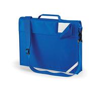 Quadra Reflective Book Bag Adjustable Strap - Kids Reading Homework Bag - Perfect for Primary School, Secondary School, & Juniors - Bright Royal