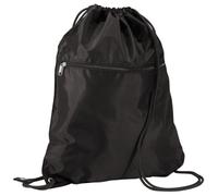 Premium Gymsac Over Shoulder Bag - 14 Litres Quadra Black One Size