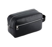 Quadra Tailored Luxe PU Wash BagOne Size Black RW10011