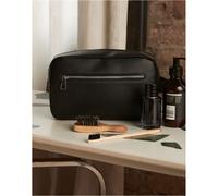 Quadra Tailored Luxe Wash Bag | 4 Litre Capacity | Lined | Faux Leather | Black | One Size