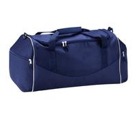 Quadra Teamwear Holdall Duffle Bag (55 Litres) (One Size) (French Navy/Putty)