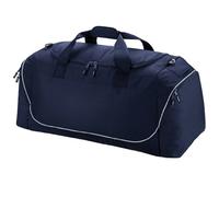 Quadra Teamwear Jumbo Kit Duffle Bag - 110 Litres (One Size) (Franch Navy/Light Grey)