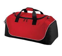 Quadra Teamwear Jumbo Kit Sports Bag - 110 litres, Red/Black/White, EinheitsgrÃÃŸe
