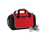 Quadra Teamwear Locker Bag Colour=Classic Red/Black/White Size=O/S