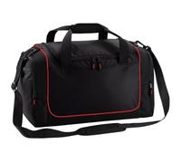 Quadra Teamwear Locker Duffle Bag (30 Litres) (One Size) (Black/Classic Red)