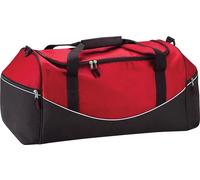 Quadra Men's Teamwear Holdall Duffle Bag (55 Litres) Pack of 2 in Light Red Quadra Light Red One Size