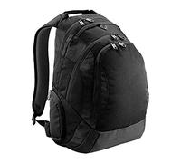 Quadra Vessel® Laptop Backpack, Black, One Size