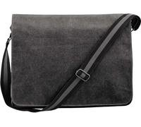 Quadra Vintage Canvas Despatch Bag - 14 Litres Pack of 2 in Dark Grey Quadra Dark Grey One Size