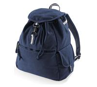 Quadra Vintage Canvas Backpack Mens Womens Rucksack Travel Bag