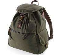 Quadra Vintage Canvas Backpack QD612