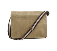 Quadra Vintage canvas despatch bag Q610 - Unisex, Adjustable shoulder strap