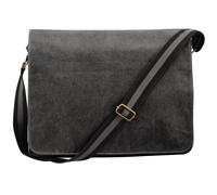 Quadra Vintage canvas dispatch bag - black -