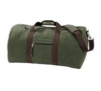 Quadra Vintage canvas holdall Q613 - Unisex Bag, Detachable adjustable strap
