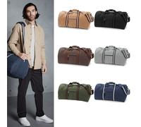 Quadra Vintage canvas holdall Q613 - Unisex Bag, Detachable adjustable strap