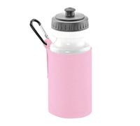 Quadra Water Bottle And Fabric Sleeve Holder Clic Pink (One Size)