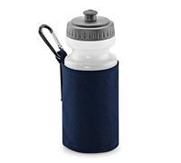 Quadra Water Bottle And Fabric Sleeve Holder (One Size) (French Navy)