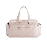 Quadra - Water Repellent Fresh Pink Duffle Bag, Gym Bag - Travel Essentials Bag, Sports Bag, Yoga Bag - 100% Recycled Polyester Sports Bag and Travel Bag