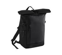 Quadra - Zürich Roll-Top Backpack in Black