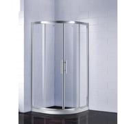 Quadrant Shower Enclosure 800 mmChrome Frame Walk in Corner Cubicle (800mm Quadrant)