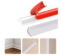 Quadrant Trim,3M Flexible Moulding Wall Corner Trim Self Adhesive, Plastic Wall Corner Edging Strip for Cabinet Countertop Ceiling Floor,Skirting Board,Moulding Trim,Caulk Strip(3M,12mm*9mm)