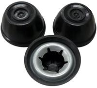 Quadrapoint BBQ Grill Hub Caps for Wheels Compatible with Most Weber Grills 306447 (3)