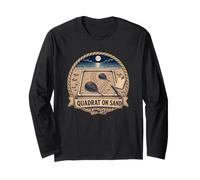Quadrat ON Sand Horseshoe Crab Beach Survey Long Sleeve T-Shirt
