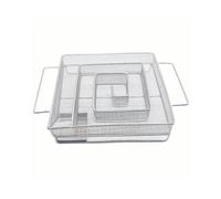 (Quadrate) Smoke Generator Bbq Burn Smoker Pan Box Grill Fish Meat Tools Stainless Steel