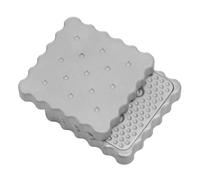 Quadrate Stainless Steel Push Slider - Haptic Fingertip Toy with Soothing Click Mechanism, PocketSized Stress Relief for Commute or Desk Use