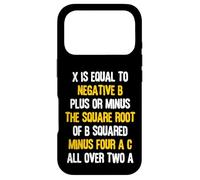 Quadratic formula X is Equal - Math Teacher Mathematics Math Case for iPhone 17 Pro