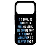 Quadratic formula X is Equal - Math Teacher Mathematics Math Case for iPhone 17 Pro